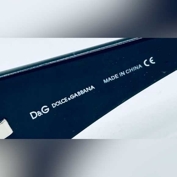 Dolce & Gabbana D&G 6010 Black Oval Sunglasses Frames - Picture 7 of 8